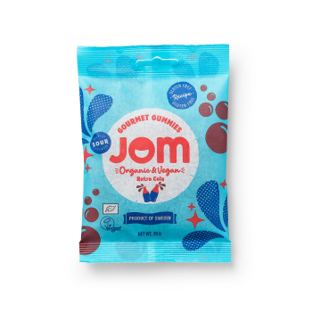 JOM Sour Retro Cola Gummy Candy - Bio 16x70g